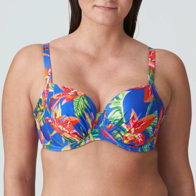 BIKINI BRA ΜΕ ΕΠΕΝΔΥΣΗ C-G CUP LATAKIA TROPICAL RAINFOREST PRIMA DONNA SWIM 